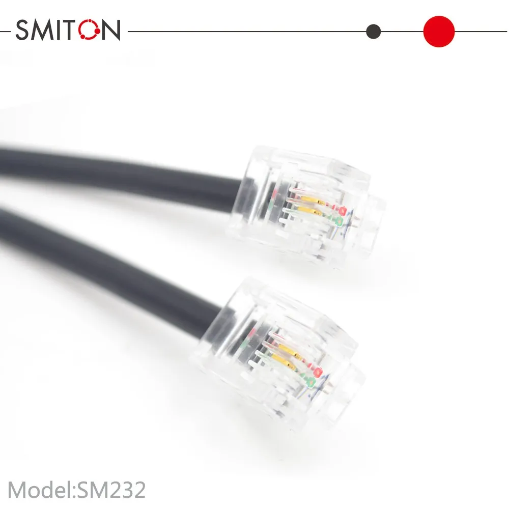  Кабель для телефонного факса и модема 24AWG 26AWG RJ11