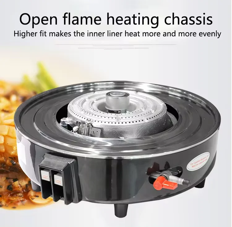 Good Price Kitchen Appliances Stainless Steel Gas Rice Cooker 15L For Restaurant And Canteen Big Capacity