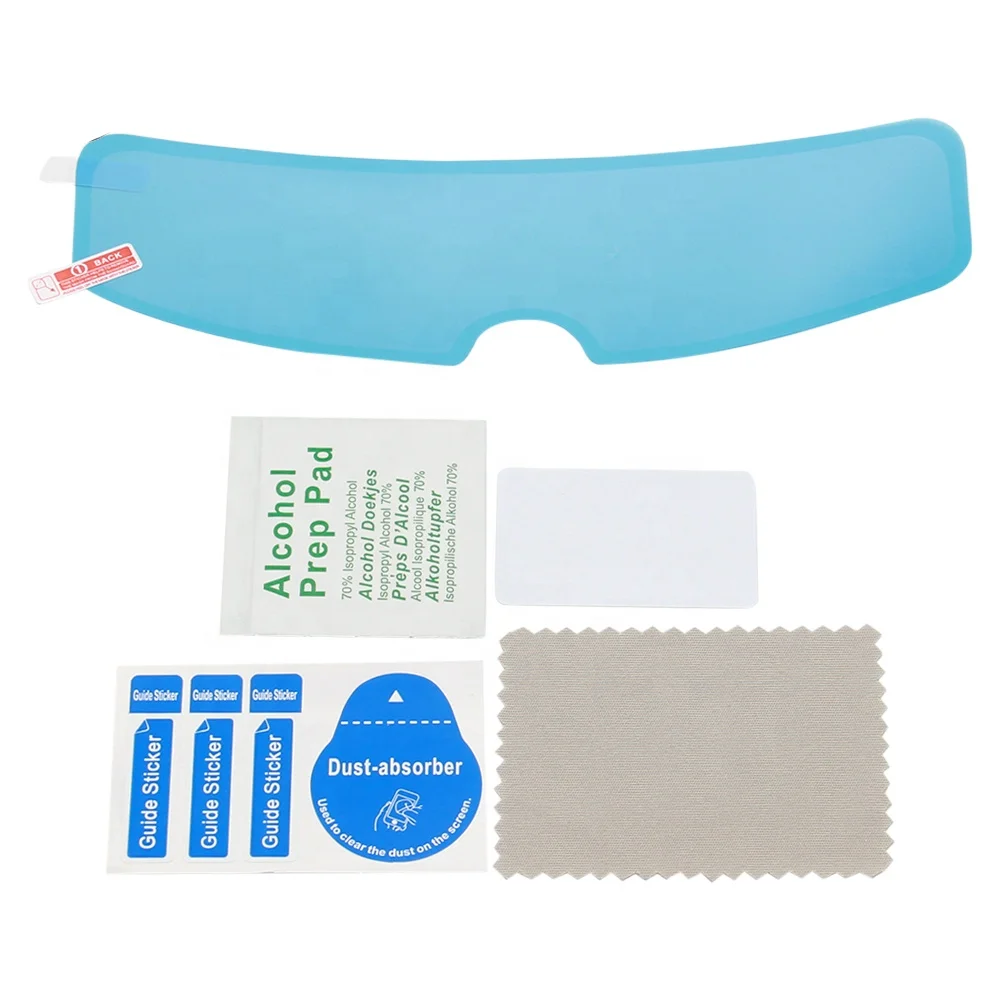 Universal Motorcycle Helmet Optional Clear Rainproof Film Anti Rain Clear Anti-Fog Patch Screen for K3 K4 AX8 LS2 HJC MT Helmets