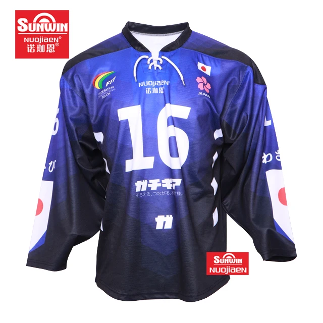 custom team embroidery ice hockey jersey hockey uniforms
