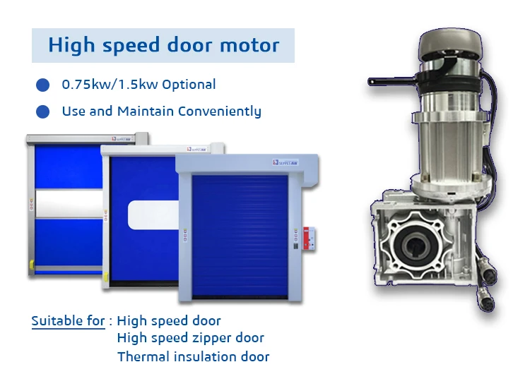 High Speed Door Zipper Pvc Accessories Or Zipper High Speed Door Accessories High Speed Roll-Up Door Motor/Operator