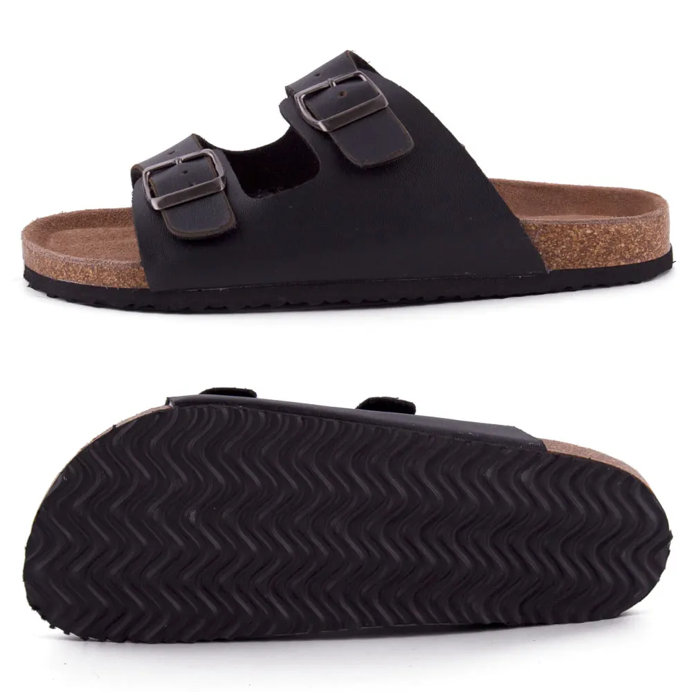 Mens Cork Slippers Male Cork Sole Slipper