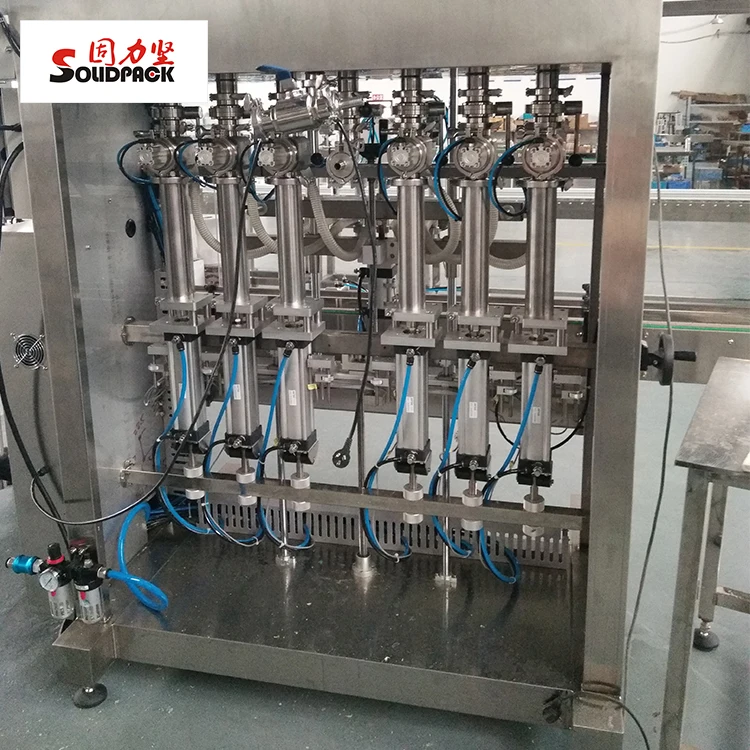 Automatic 6 Heads Perfume Machinery Liquid Vacuum Filling Machine
