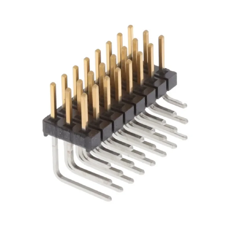 New original TSW-108-08-L-T-RA Male row pin joint Spacing/row distance 2.54MM Three rows of 24PIN round/square contacts