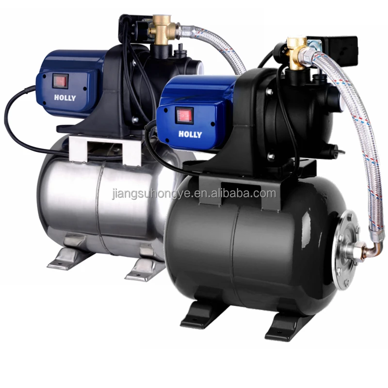 1200W Multi Function Plastic pump head jet pump Automatic water booster pump system With Pressure Tank for home garden House