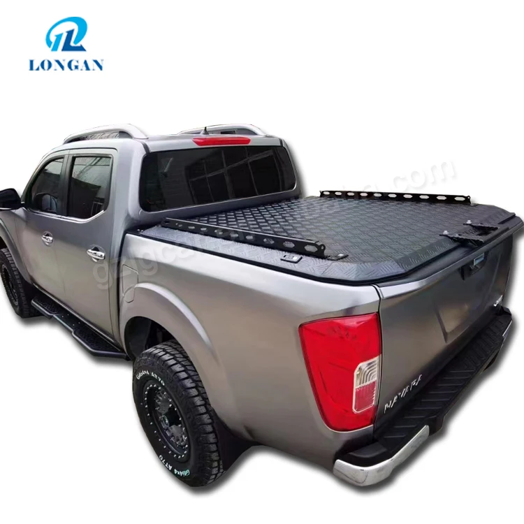 Custom Pickup Truck Cover Aluminum Hard Lid Tonneau Cover For Nissan Navara Tacoma