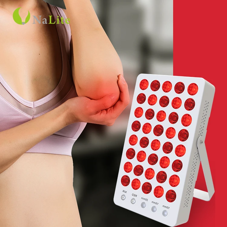 Knee Microcurrent & Red Led Red Infrared Lamp Light Pain Relief Therapy Face Skincare Tool Bulb Device
