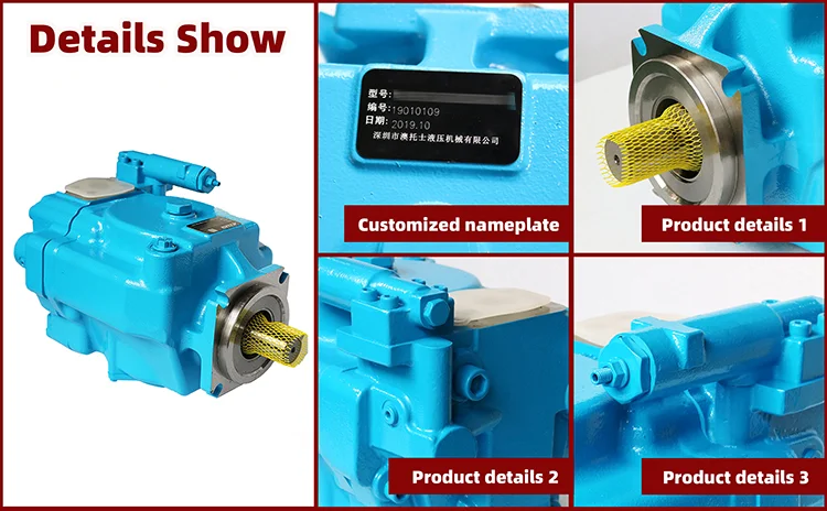 Vickers axial piston pump Eaton  Vickers PVH57 PVH74 PVH98 PVH131