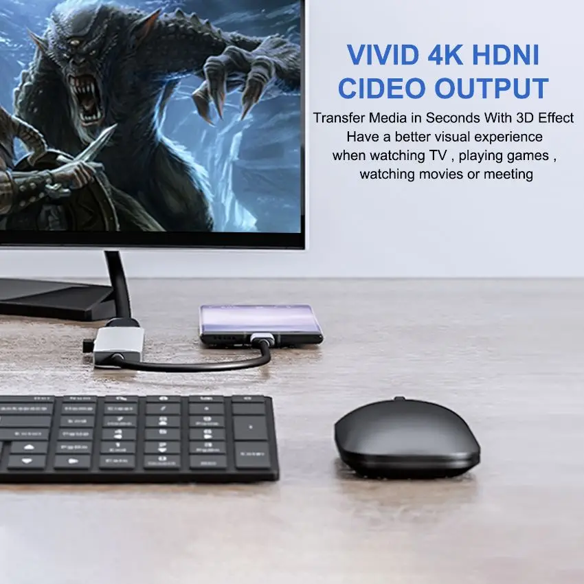 5 in 1 usb c hub Dock type c Laptop digital Display Type C Hub 4k HDMI TF SD card 10GB Expansion Dock docking station