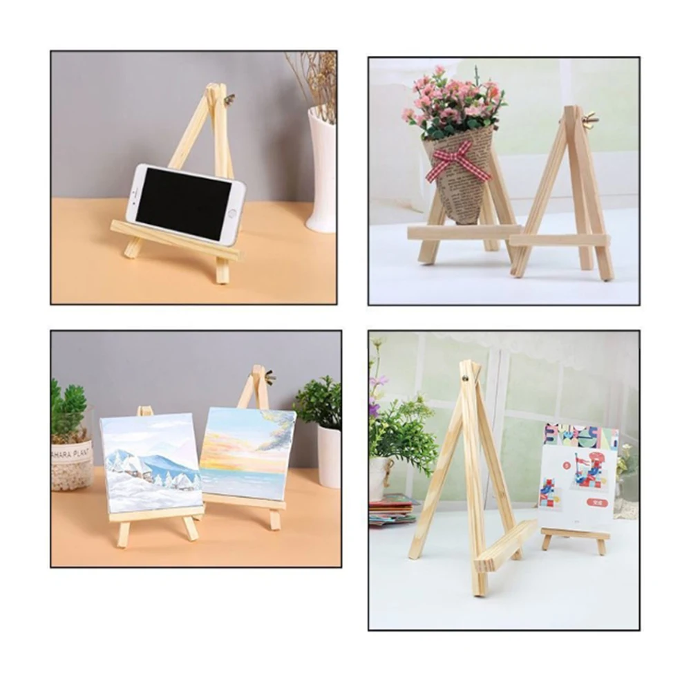 Mini wood display easel for art supplies kids mini easel desktop easel