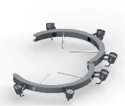 7New Design Best Quality Ring Tree Outdoor Spot Lights DC24V AC220V Mono Color RGBW IP66 Hug Tree Lights