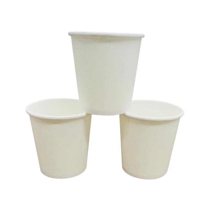 Factory Release Custom Biodegradable Takeaway White Paper Ice Cream Cup with Lid
