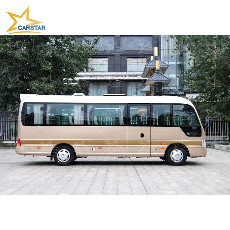 10-20 Seats Mini Bus 6m Passenger Bus Slide Door Motor Minibus