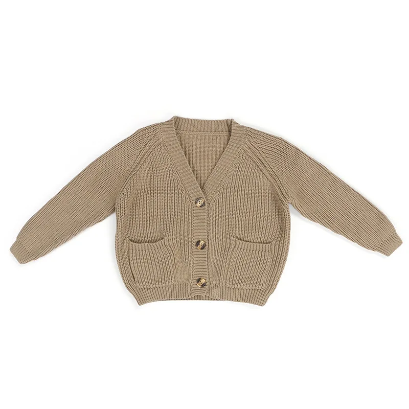 Unisex New Born Baby Sweater Coat  Knitted Baby Cardigan Casual Winter Warm Baby Sweater
