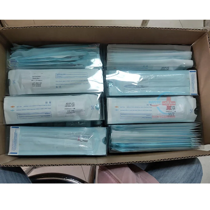 HC-R072-1 Top sale disposable pets dog cat urine catheter high quality veterinary urinary catheter with stylet
