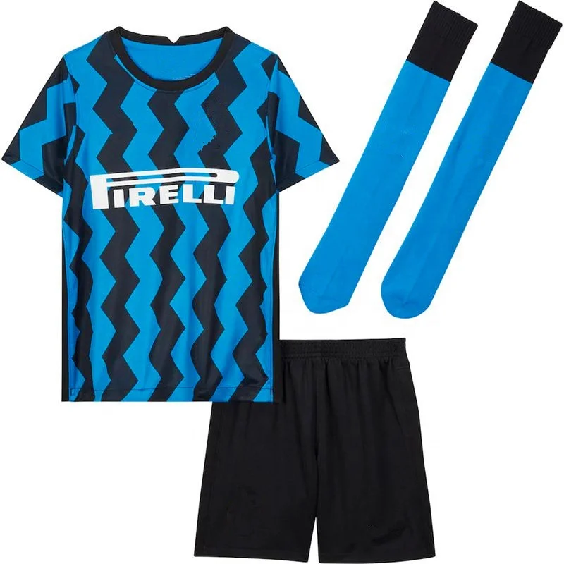  Free shipping Lukaku kids baby soccer jersey shorts 2020 Reus messi child youth football