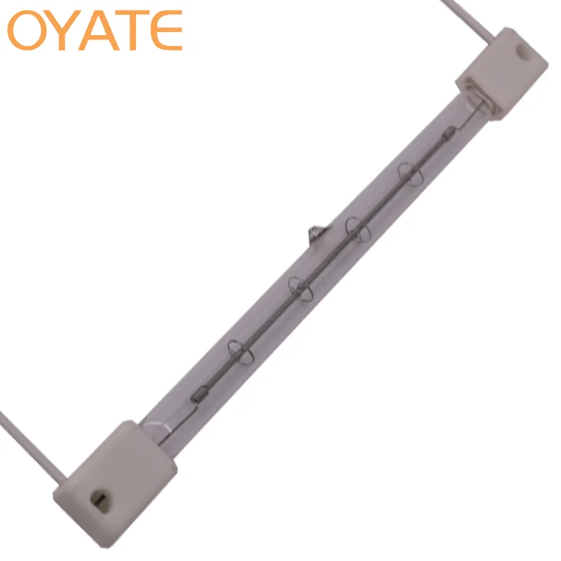 350mm 1000w 240v Heat Tube Infrared Quartz Glass Halogen Heating Lamp for Heater Drying Heating
