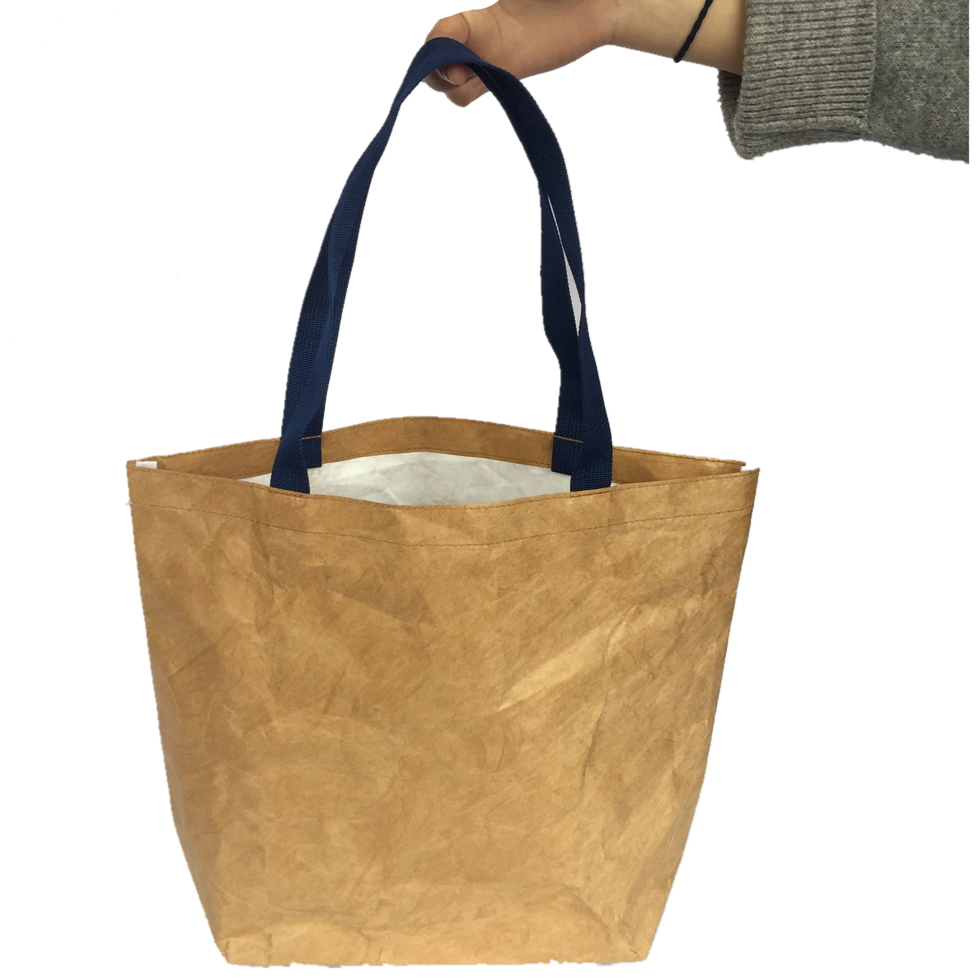 China Manufacturer Factory provide OEM ODM Custom Made Private Label Personalized Paper Tyvek Tote Grocery Bag