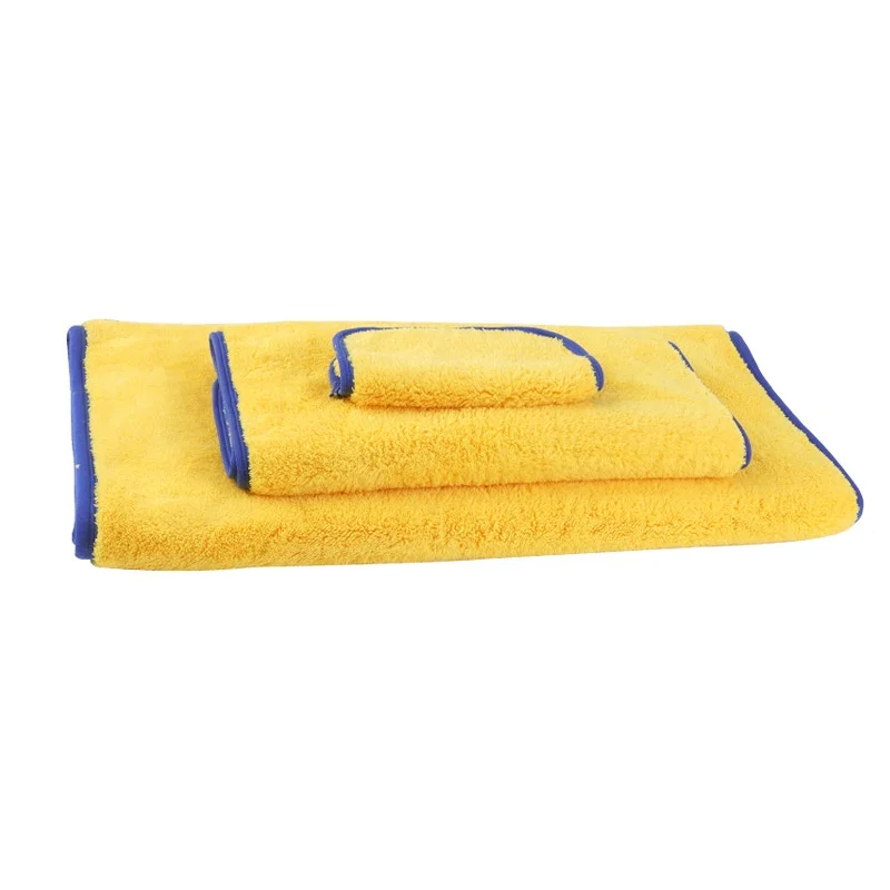 Korean Coral fleece  microfiber super absorbent pet beach dog cat bath robe towel