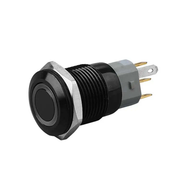 Switch explosion-proof button plate type 16mm instantaneous metal stainless steel button switch