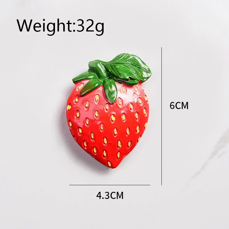 High Quality Cute Fruit 3d Fridge Magnet Buy Online Resin Promotional Souvenir Personalized Fridge Magnet