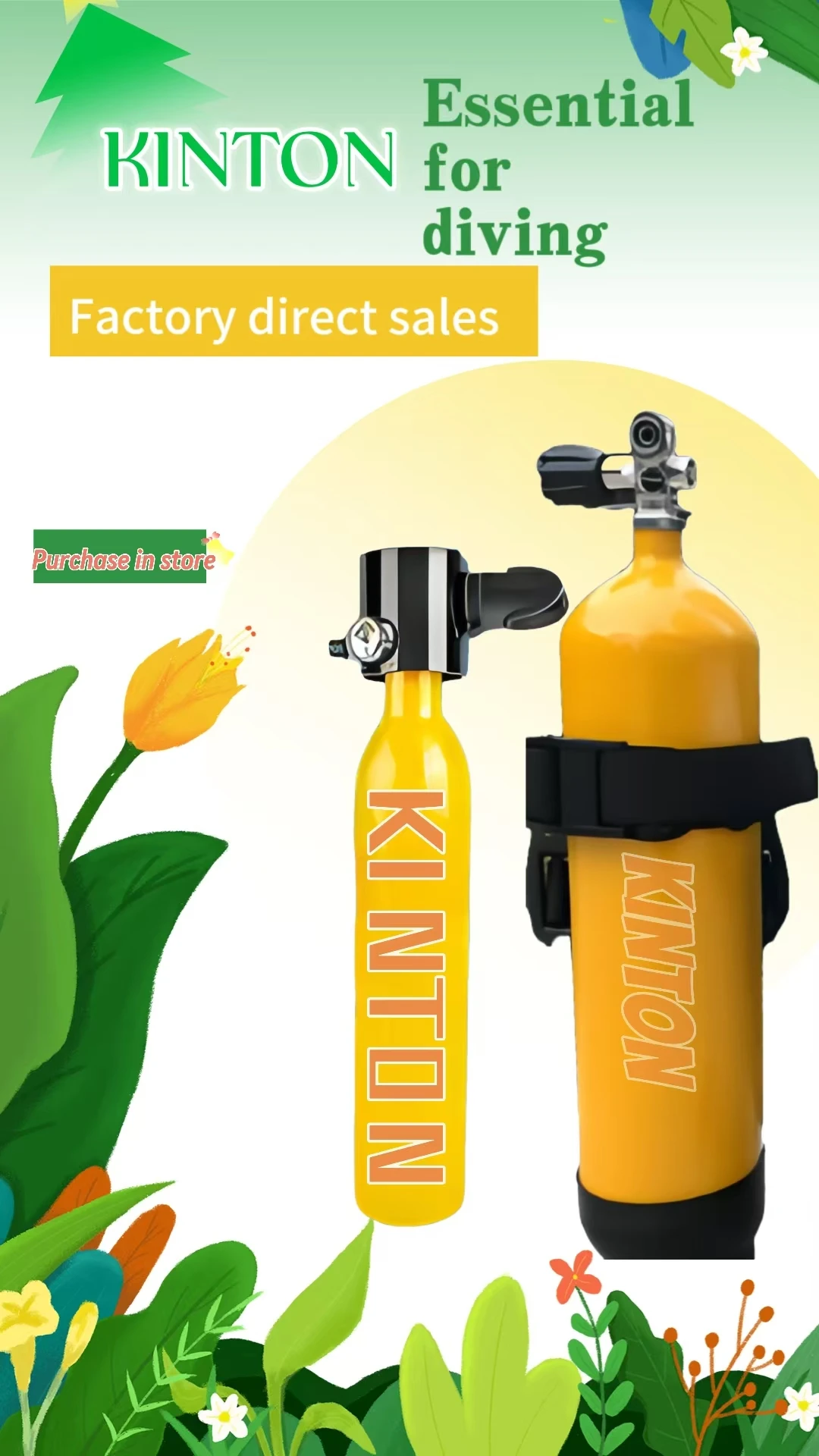 Kinton Made in China Price Diving Air Tank Scuba Tank Dive Hot Sale Tank