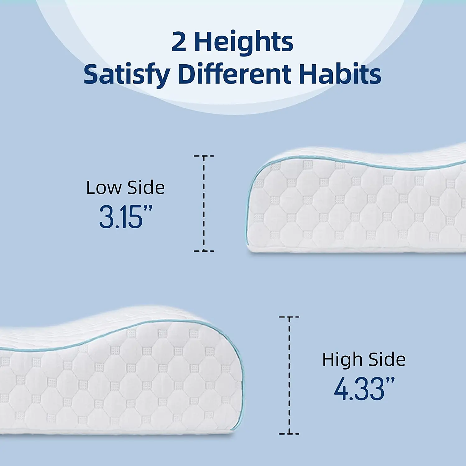 Hot sale New Slow rebound Orthopedic Memory Foam Pillow Custom Memory Foam Bed Pillow