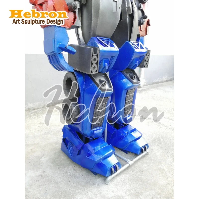 Cretaceous long neck Custom large outdoor iron Metal animated moving model in dino park