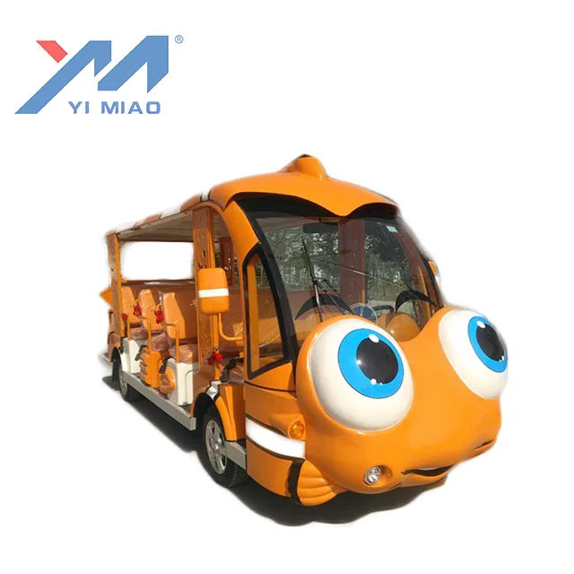 Батарейки с электрическим автобусом для парка развлечений Scenic Spot