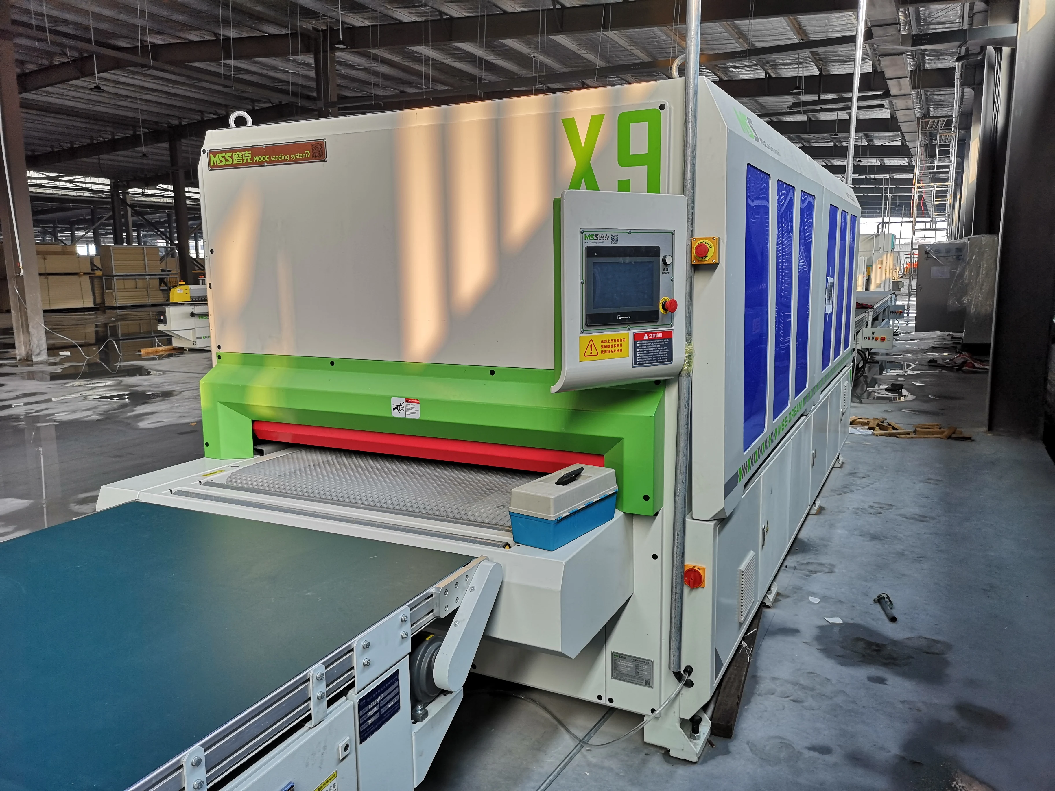 industrial woodworking brush sanding machine sander for curved surfaces wide belt sander machine