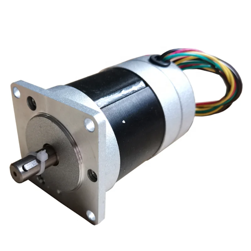 high speed brushless electric dc engine 12v bldc motor Diameter 56mm nema23  double ball bearing high efficient ec motor 12v
