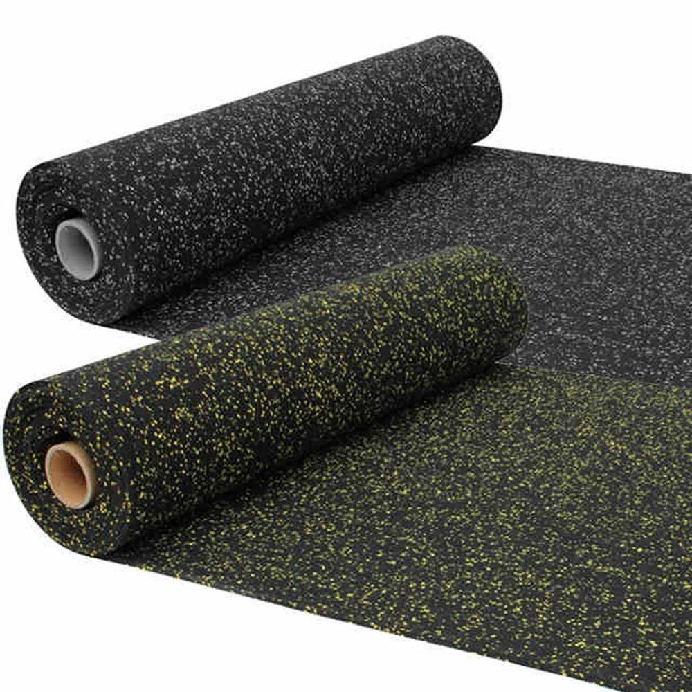 Anti-slip EPDM Gym Rubber Flooring Rolls Tiles Sports Equipments Rubber Mat