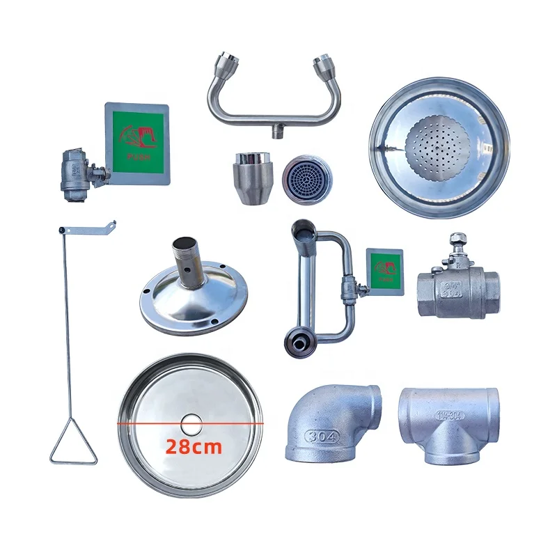 Emergency Eye Wash Station Safety Showers Eye Wash Units Eyewash Spray Nozzle Sink Accessory