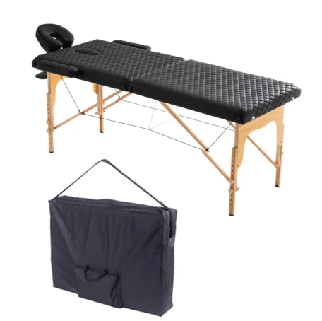 Высококачественная профессиональная массажная кровать для спа-ресниц, черная кожаная массажная кровать для ресниц