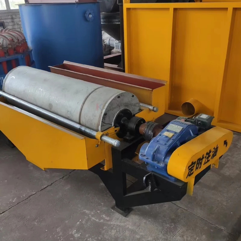 Top Supplier Industrial Drum Magnetic Separator For Ilmenite Magnetite Limonite Hematite Wolframite Columbite Mineral Iron Ore