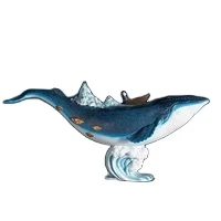 custom matches Handmade Animal Figurine Whale Home Decor Art Whale Sculptures Resin Gifts & Crafts Whale Decoration