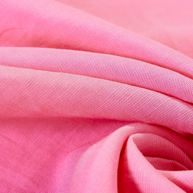 Высокое качество эко-мягкие и приятные на ощупь ткани сенсорный 120gsm 142 см модные женские платья 18% рами
