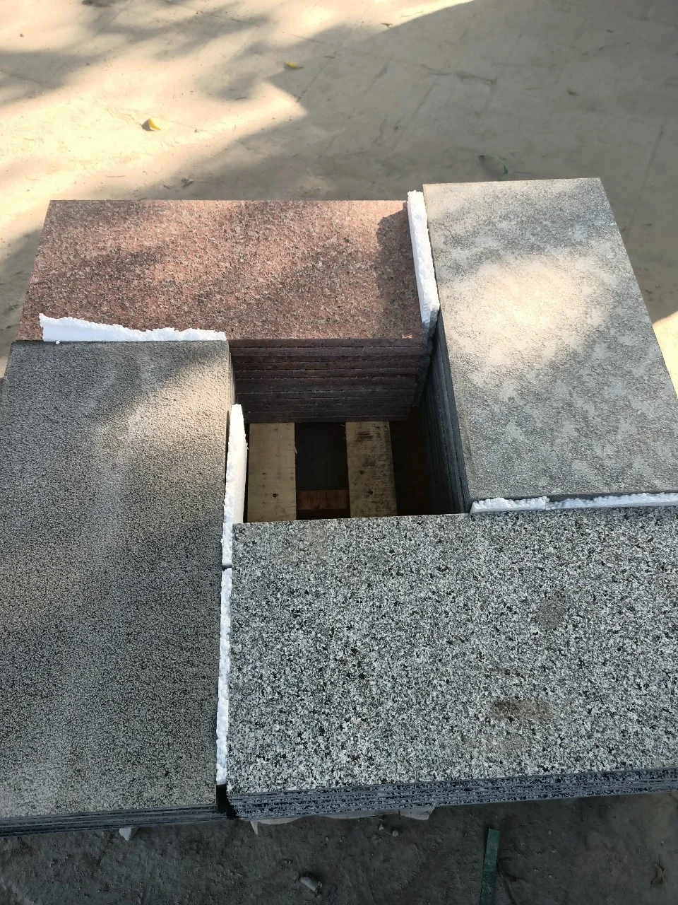 Many Colors Granite Cube Pavers Stone Flooring Pavement