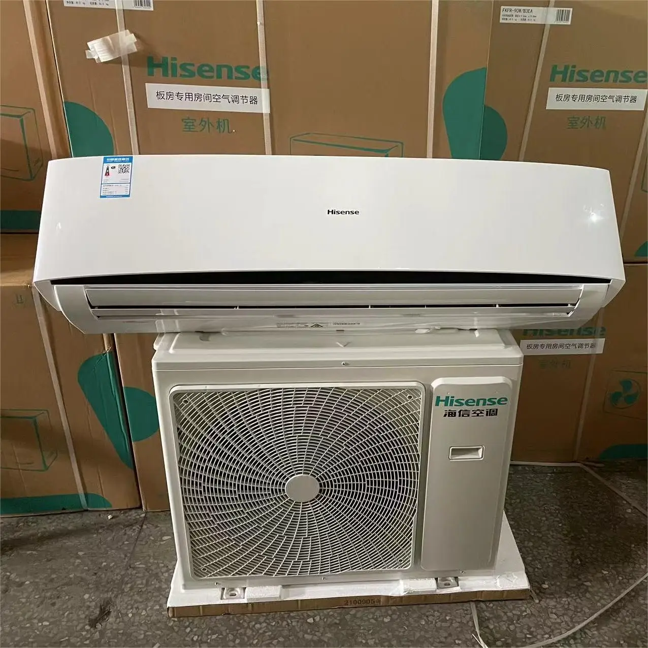 Эффективный инвертор Hisense 4 л.с. усовершенствованная технология охлаждения и обогрева переменного тока для максимального комфорта дома