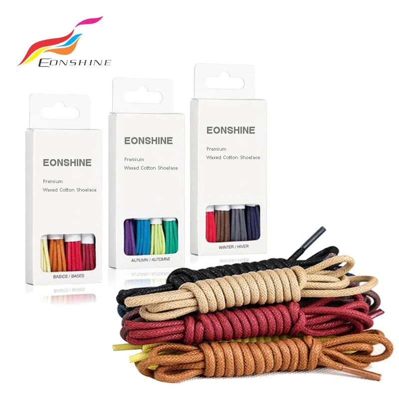Eco-Friendly 3mm Round Premium Cotton Rope Waxing Dress Shoelace