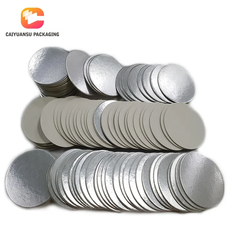 Induction Aluminum Foil Seal Liner Lids For Plastic Bottles