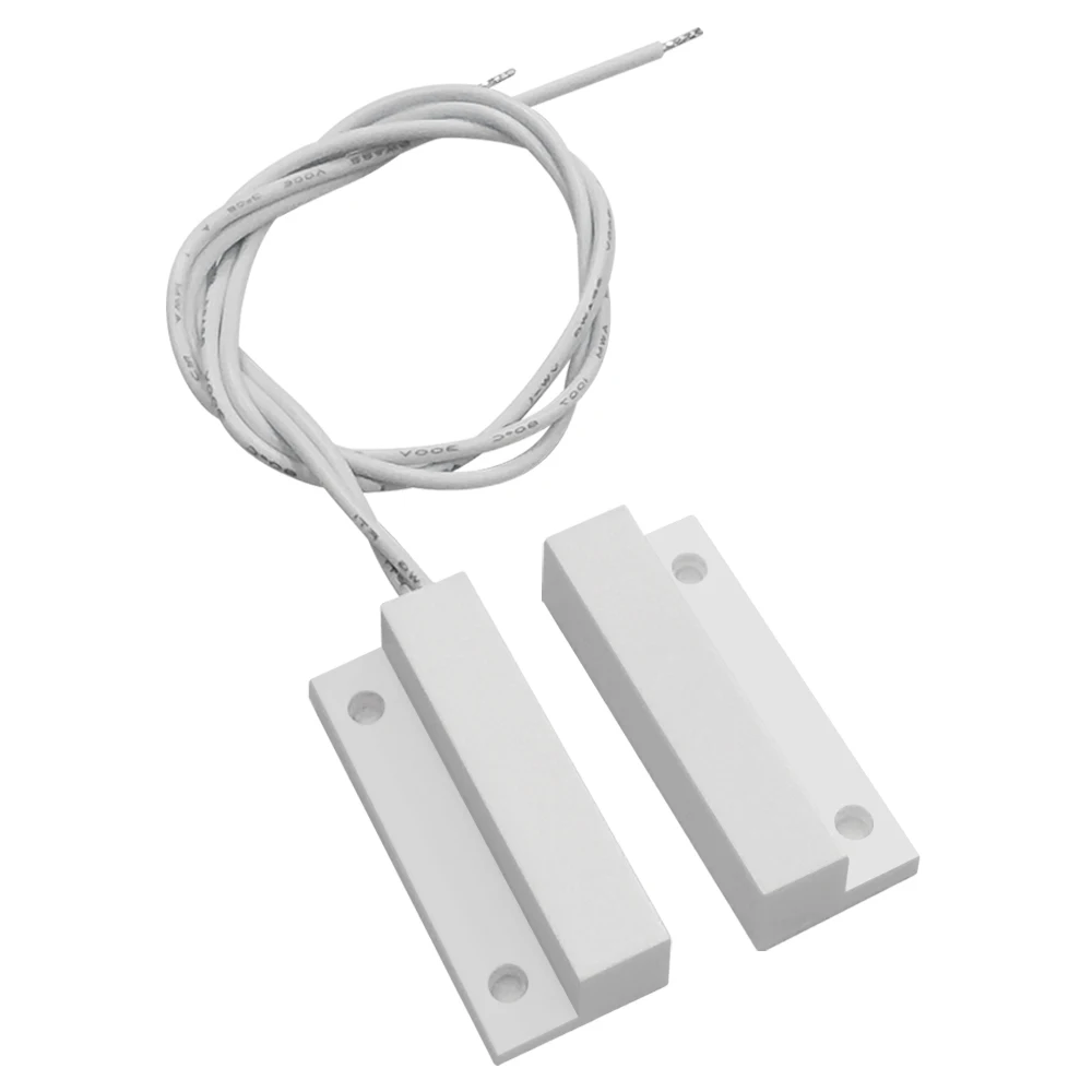 wired magnetic contact door sensor white color stick with double side tape  MCS-37