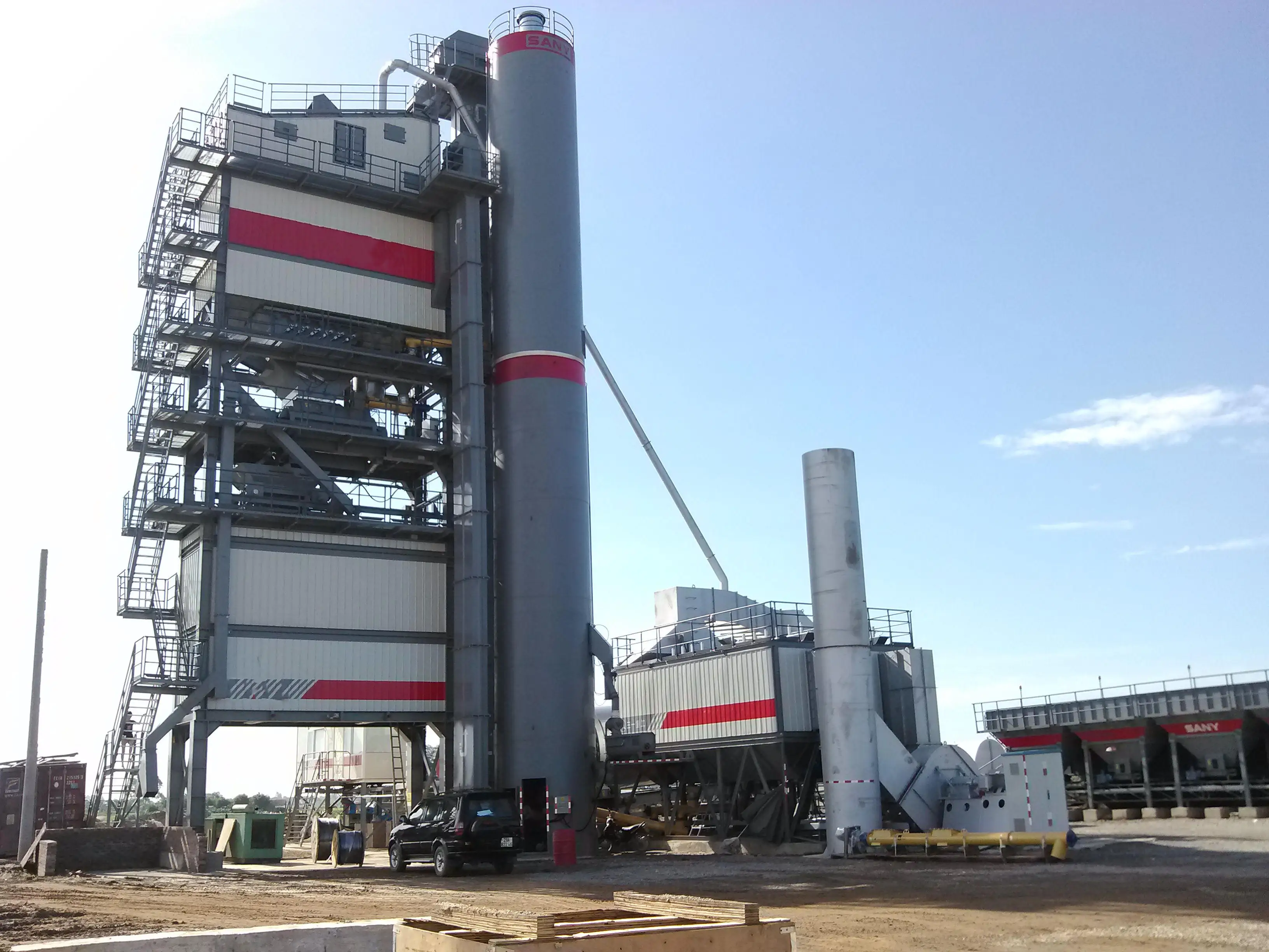 70-90 т/ч передвижная асфальтосмесительная установка станция SLB1000C8 с
