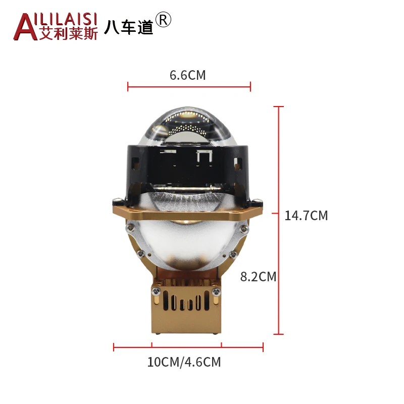 3 Inch Bi LED Projector Lens Headlight Car Lights Retrofit Kits Auto Driving Head Lamp Retrofit  Brightness Lens Laser bifocal