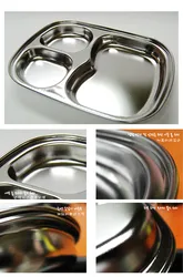 Отдельная тарелка, детская тарелка из нержавеющей стали 18/10, новинка 304, мультяшный металлический поднос для гравировки по индивидуальному заказу