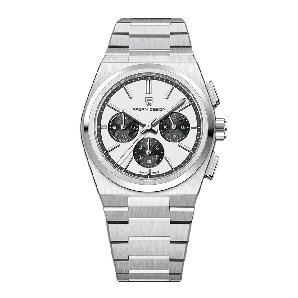 New design PAGANI DESIGN 1761 Classic western wrist watch Sapphire Stainless Steel VK63 Waterproof Clock new design watch