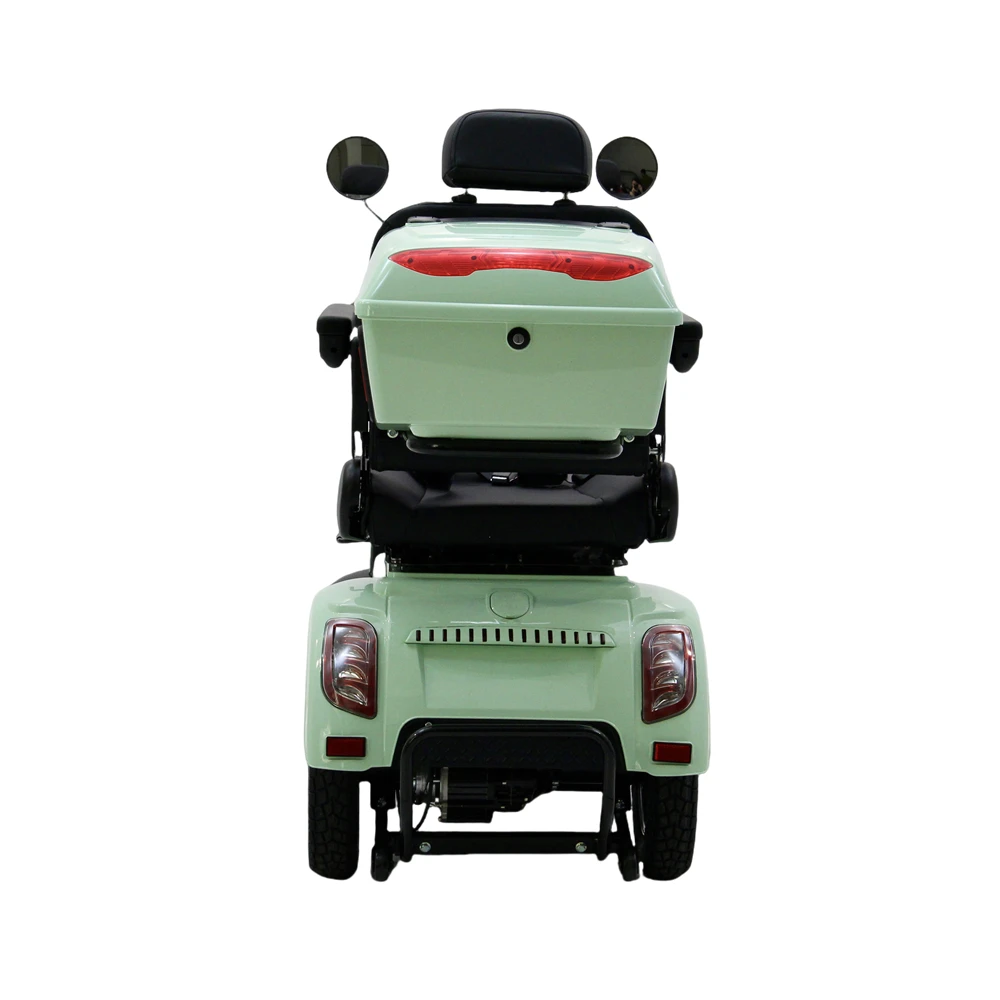 2024 new fashion custom made easy control handicapped disability electric powered mobility scooter with storage box