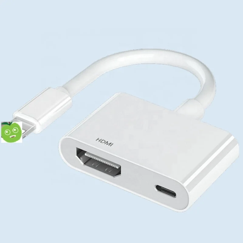 Оригинальный OEM 15 см 4K 1080P подсветка к HDMI PD Зарядка 2 в 1 адаптер кабель Цифровой AV адаптер