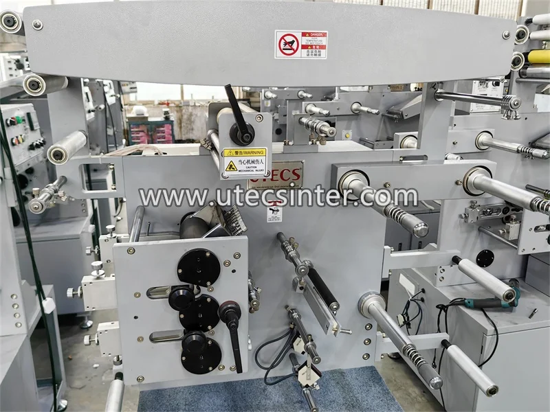 UGS20 Automatic Single and 2 Color Desk Top Small fabric label Capsule Aluminum Foil Flexo Printing Machine