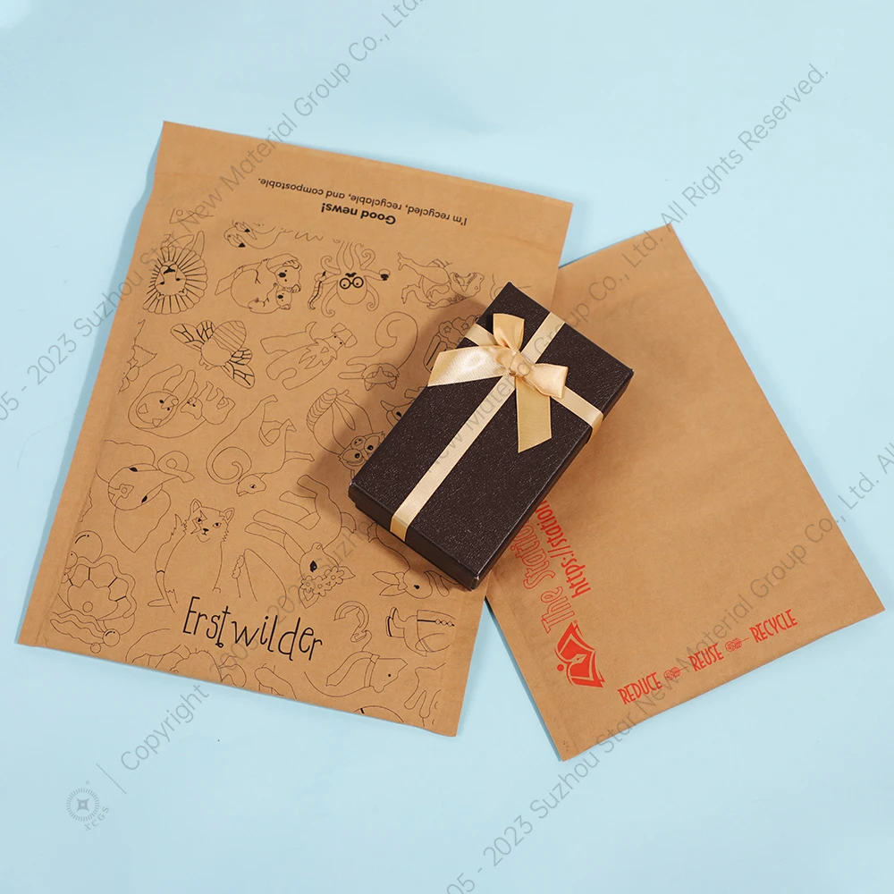 Honeycomb Eco Paper Padded Envelope Bags, Environmentally-Friendly 100% Recyclable Packaging for Transportation